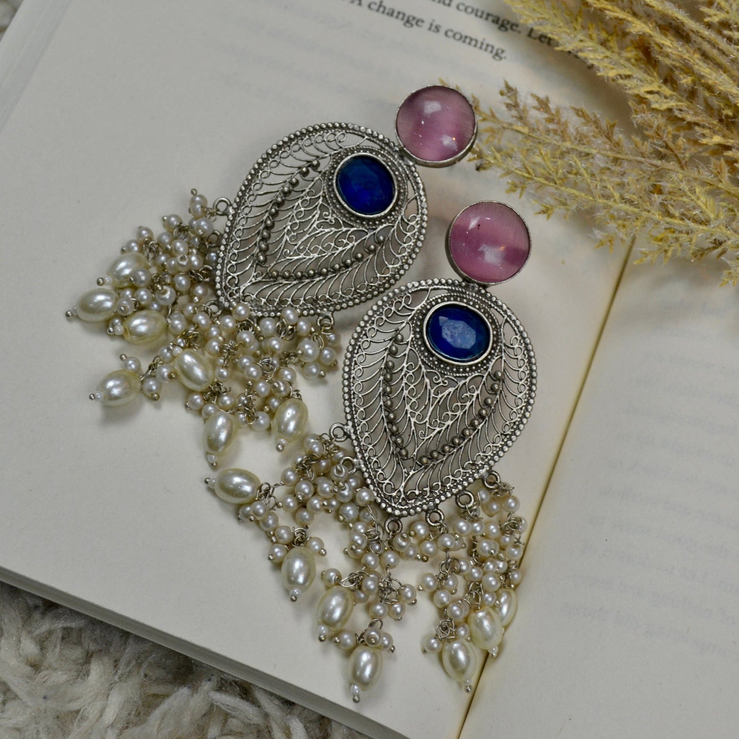 VJ4013-Stud Leaf Earring