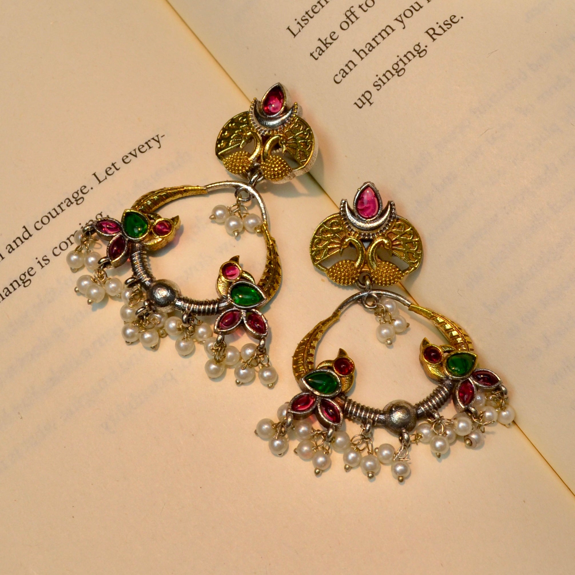 VJ4034-Boho Kundan Earring