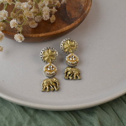 Ira Elephant Fusion Earring