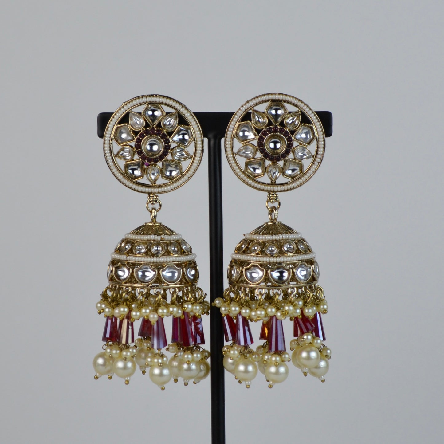 VARJ002-Polki Jhumkas