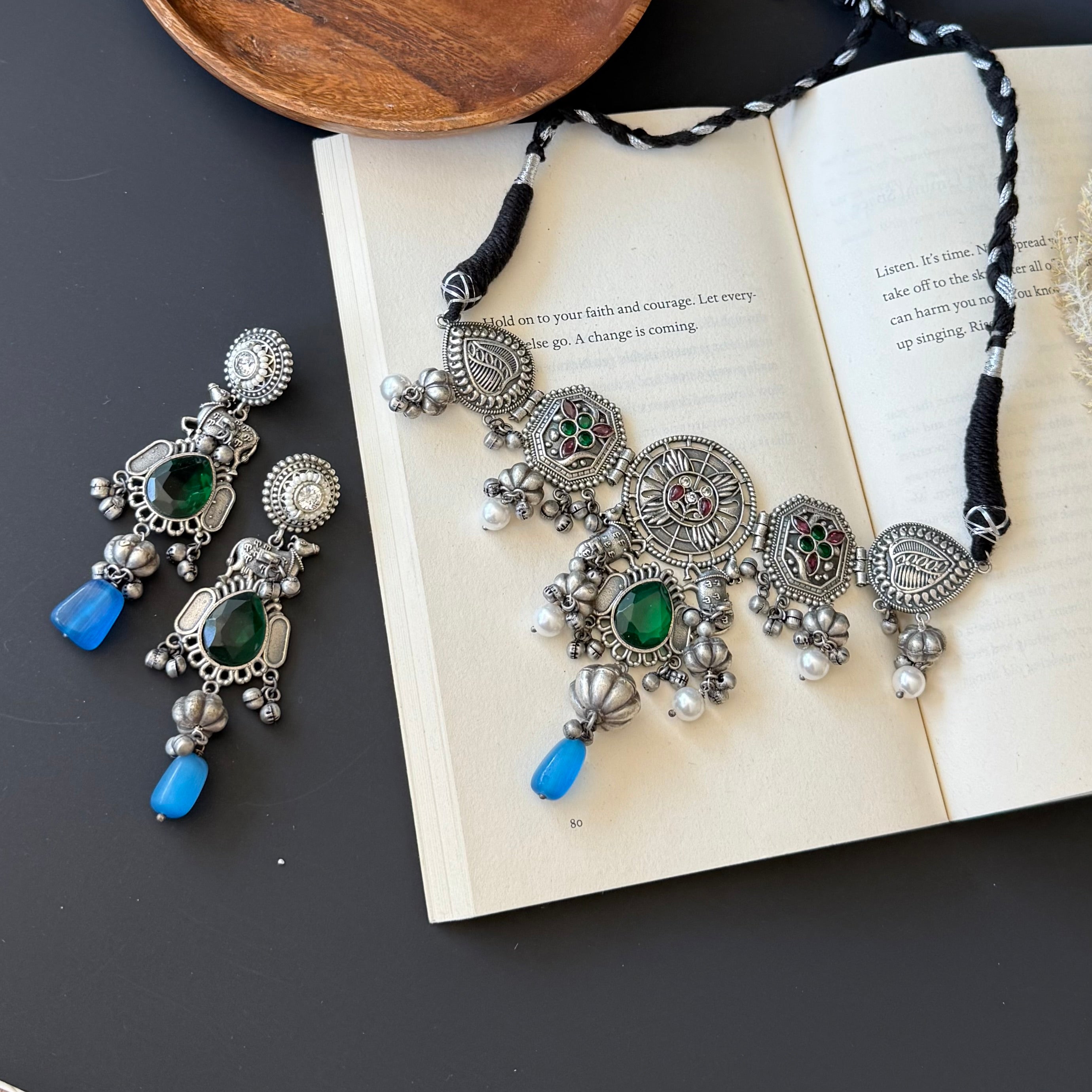 Tribal Ghunghroo Necklace set