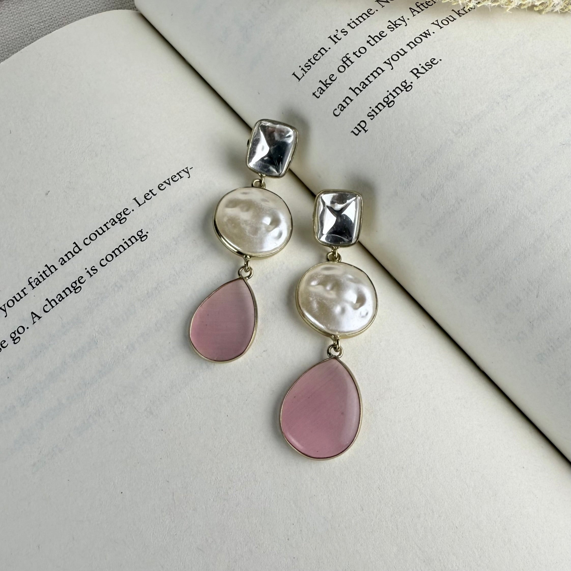MOP contemporary Earrings