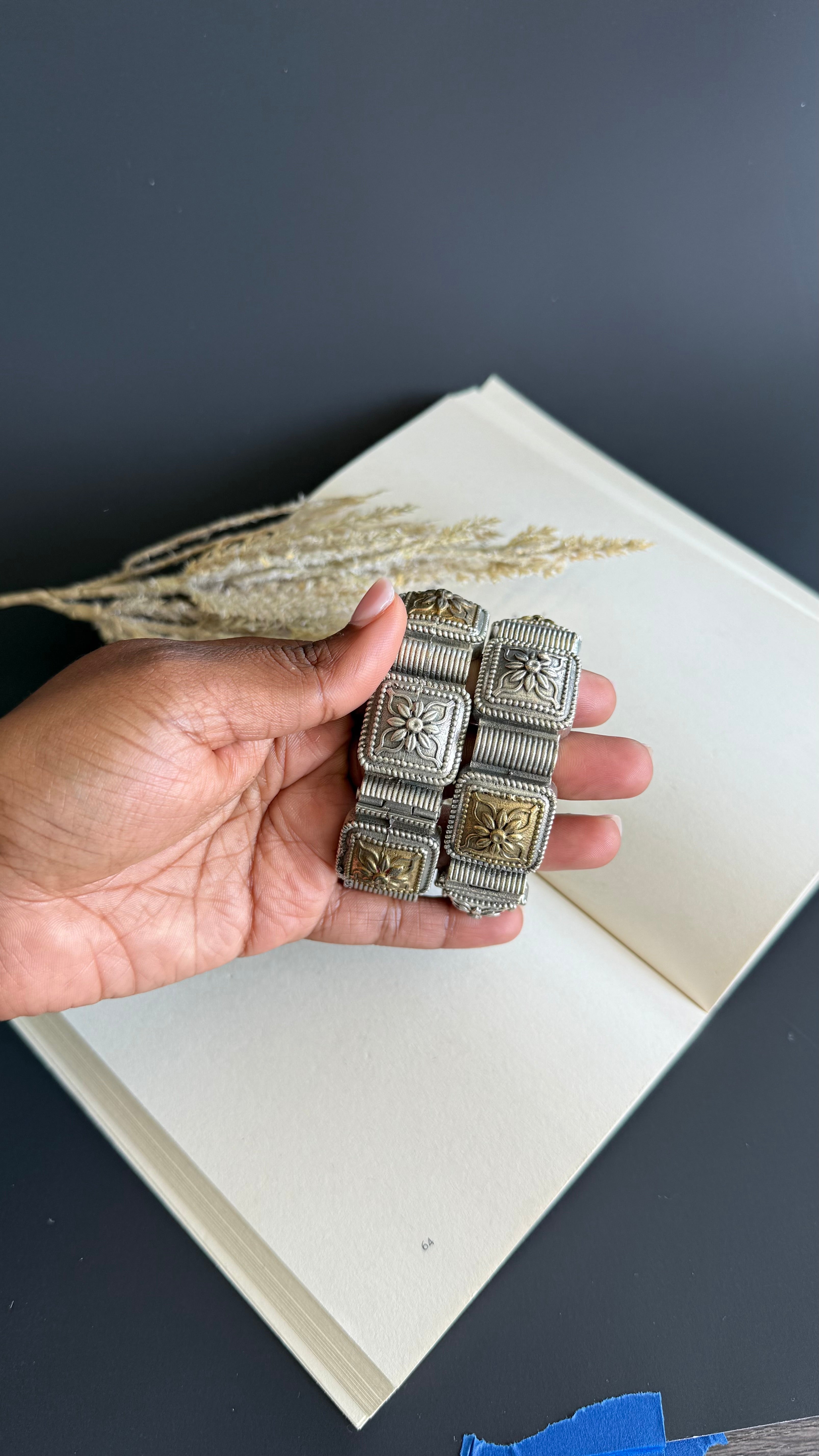 Dual tone Kada - Set of 2