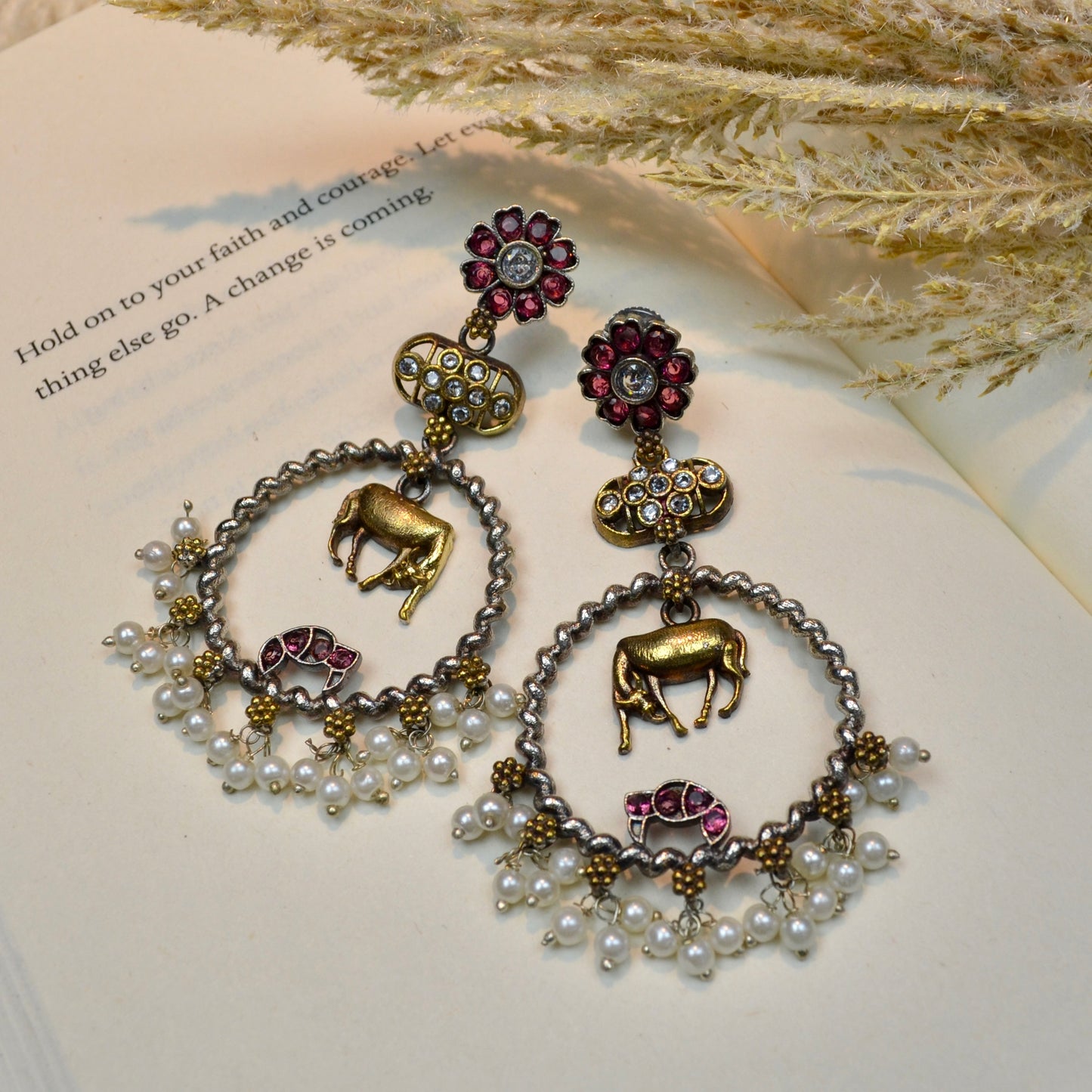 VJ4035-Boho Nandi Earring