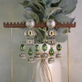 VJS5010-Silver Tribal Earrings