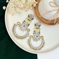VJ4071-Oversized Chandbali Earrings