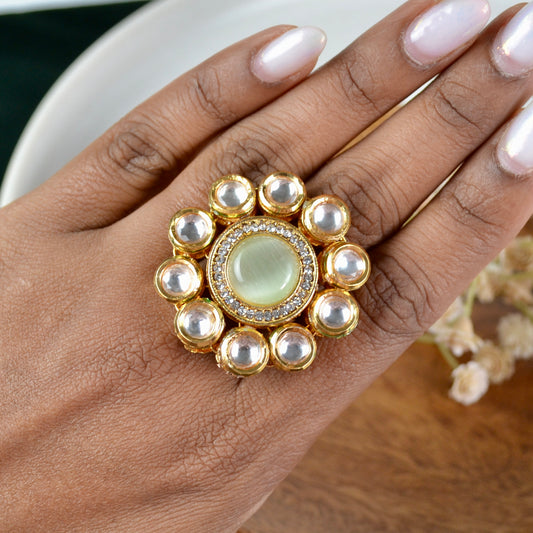 VARJ057-Kundan Ring