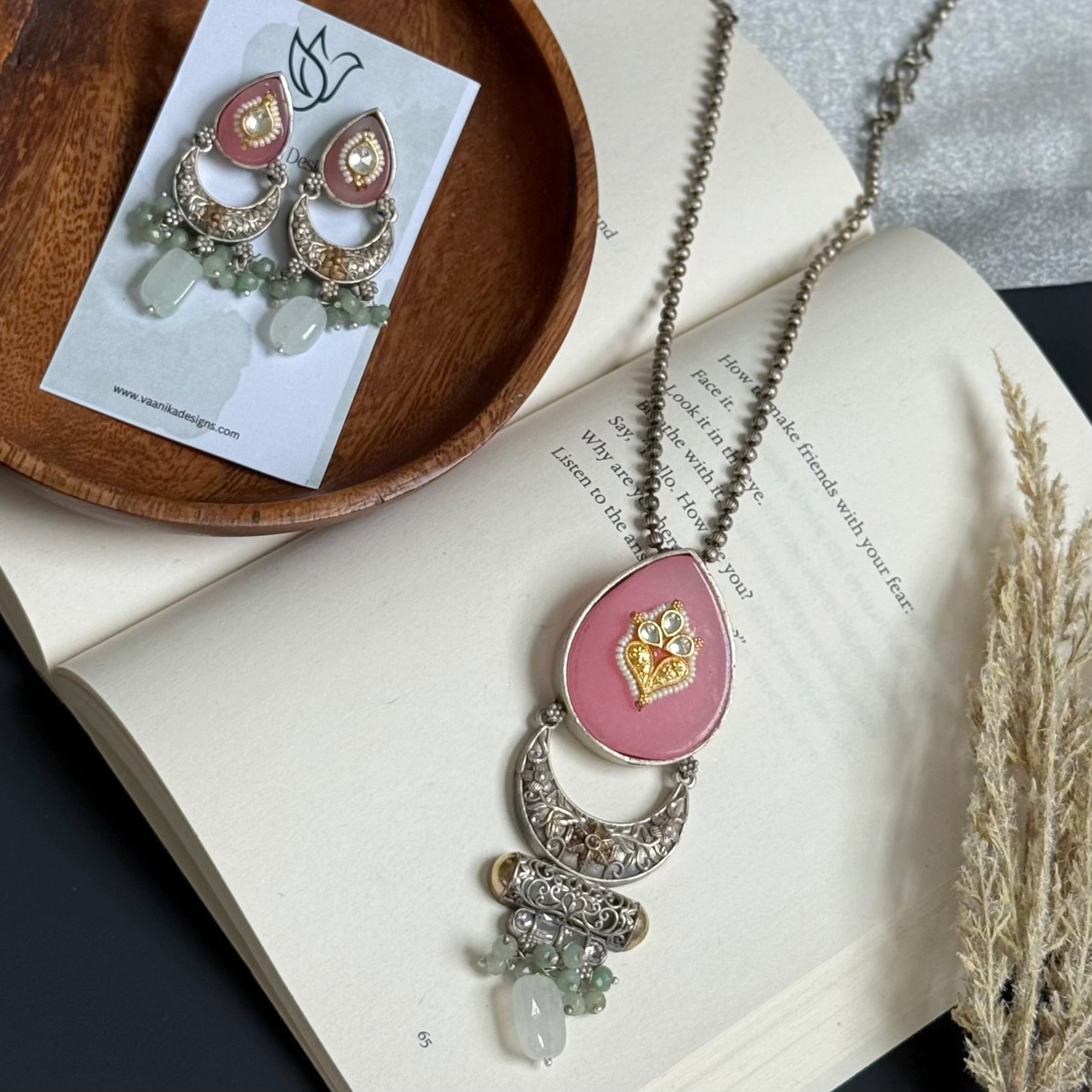 Vaani Fusion Long Necklace set