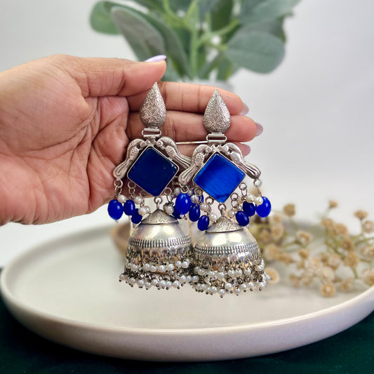 VJ4031-Stone Jhumka