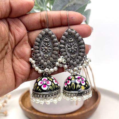 VJ4007-Hand Painted Jhumki