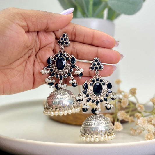 VJ4025-Stone Jhumka