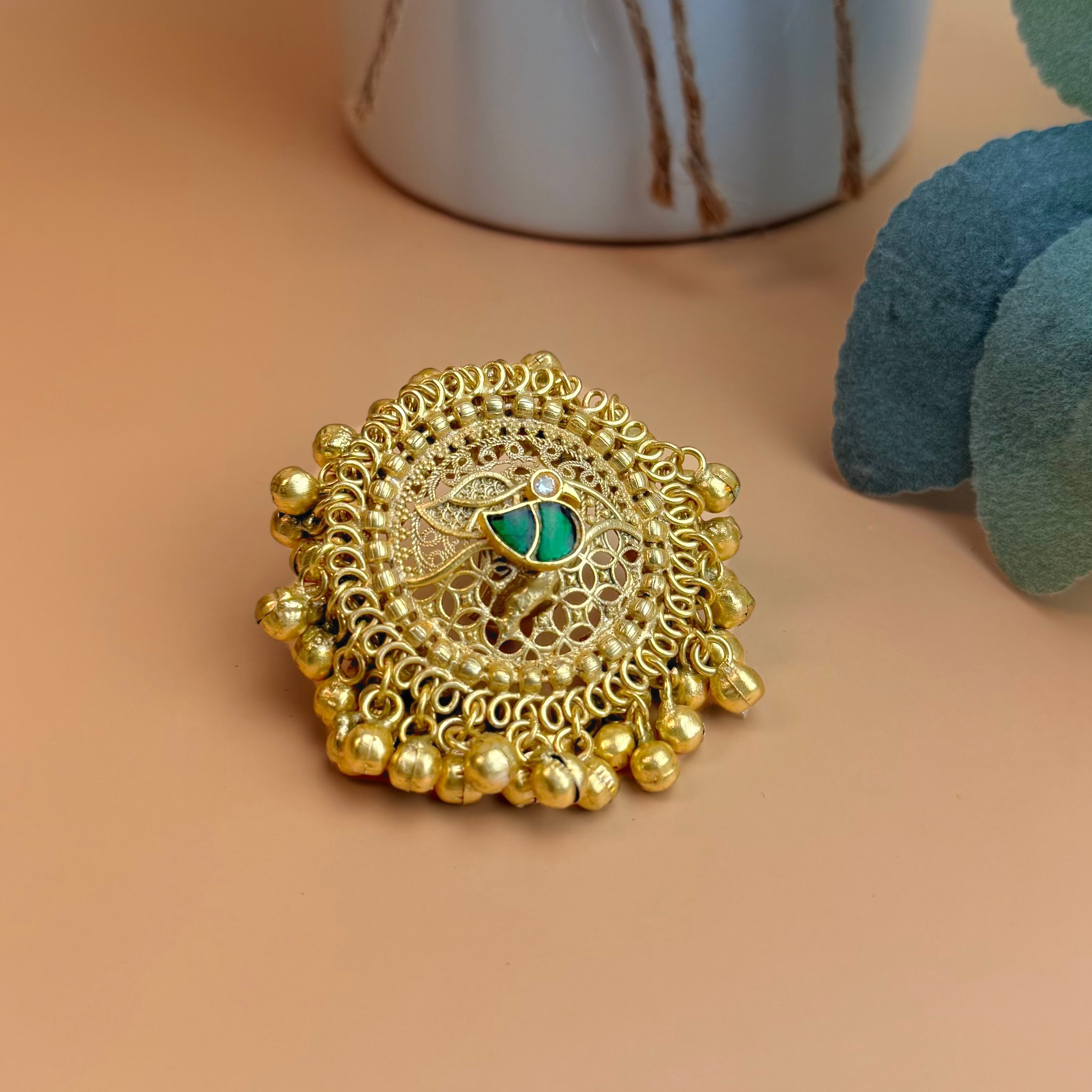 Gold tone ring