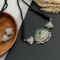 Oxidized Choker Necklace Set
