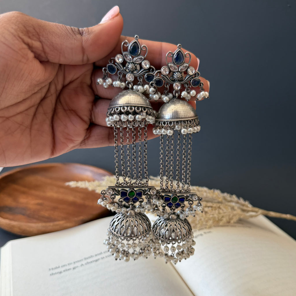 Elongated Chain Jhumka