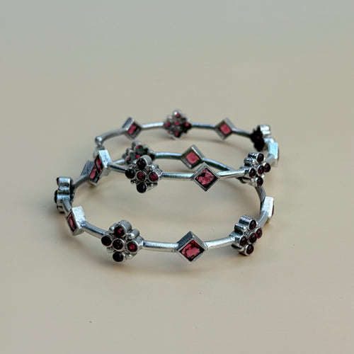 Bangle set of 2 - Ruby
