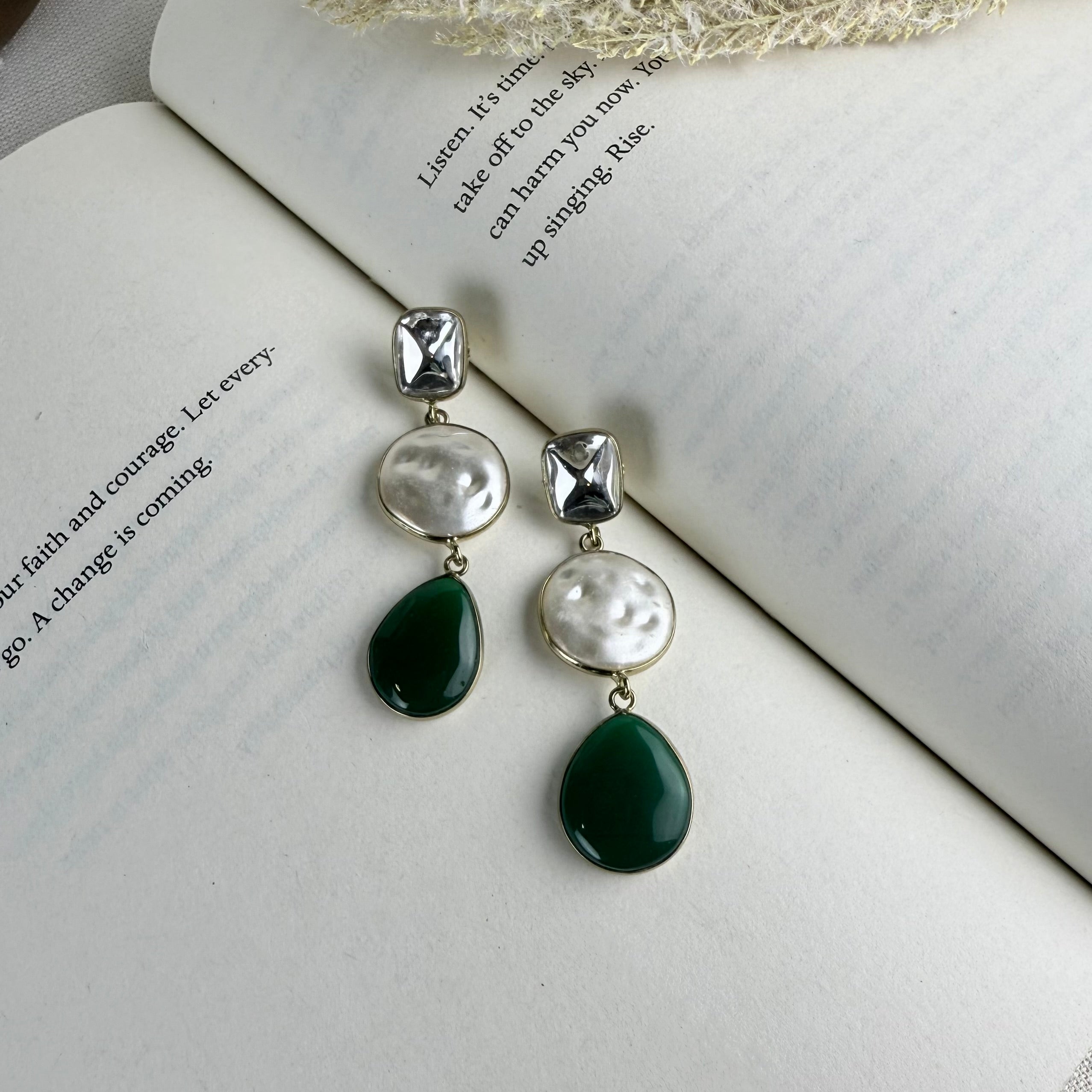 MOP contemporary Earrings