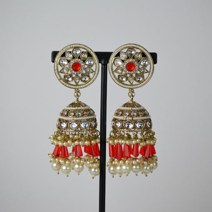 VARJ002-Polki Jhumkas