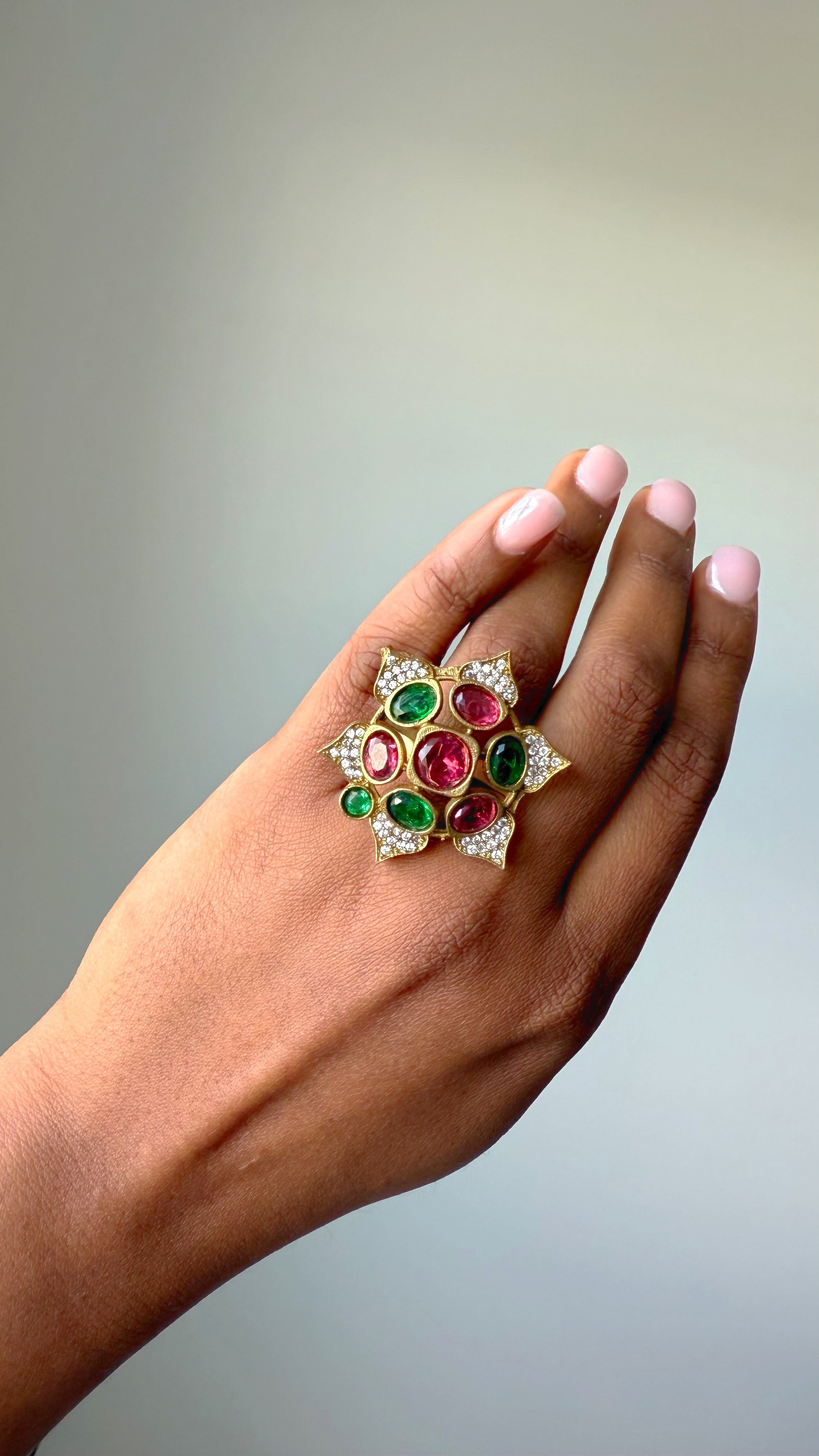 Impala Finish Stone work Ring