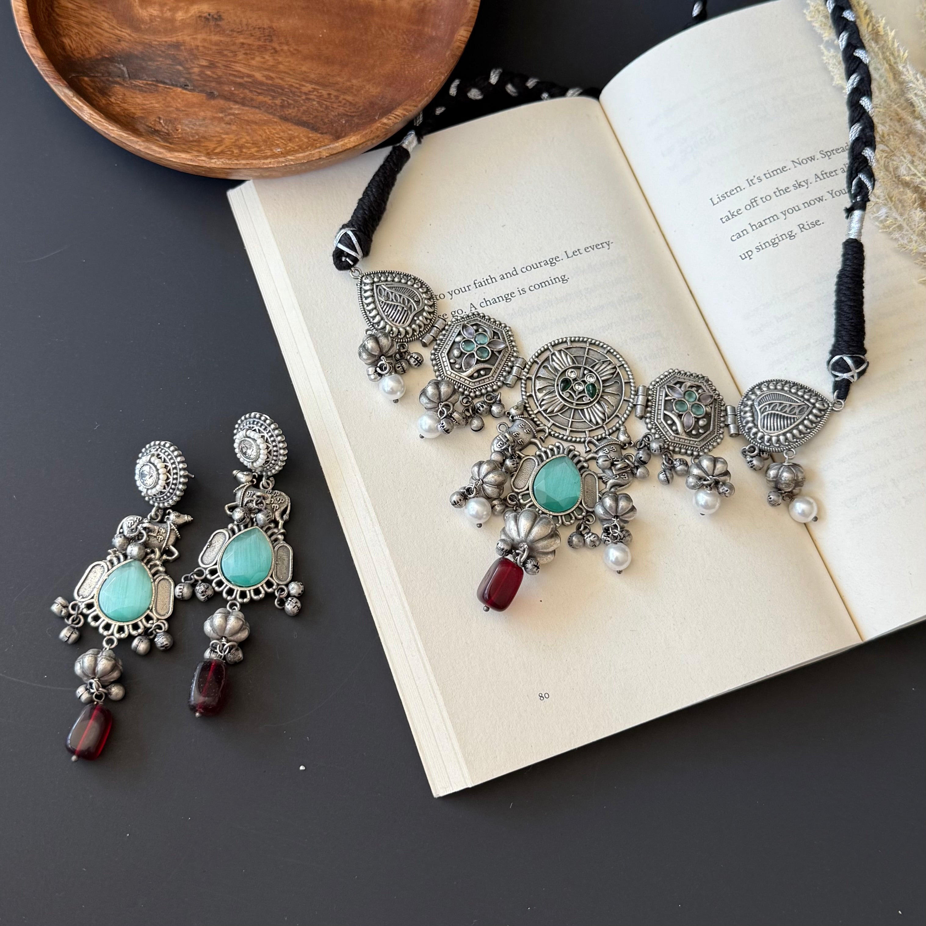 Tribal Ghunghroo Necklace set