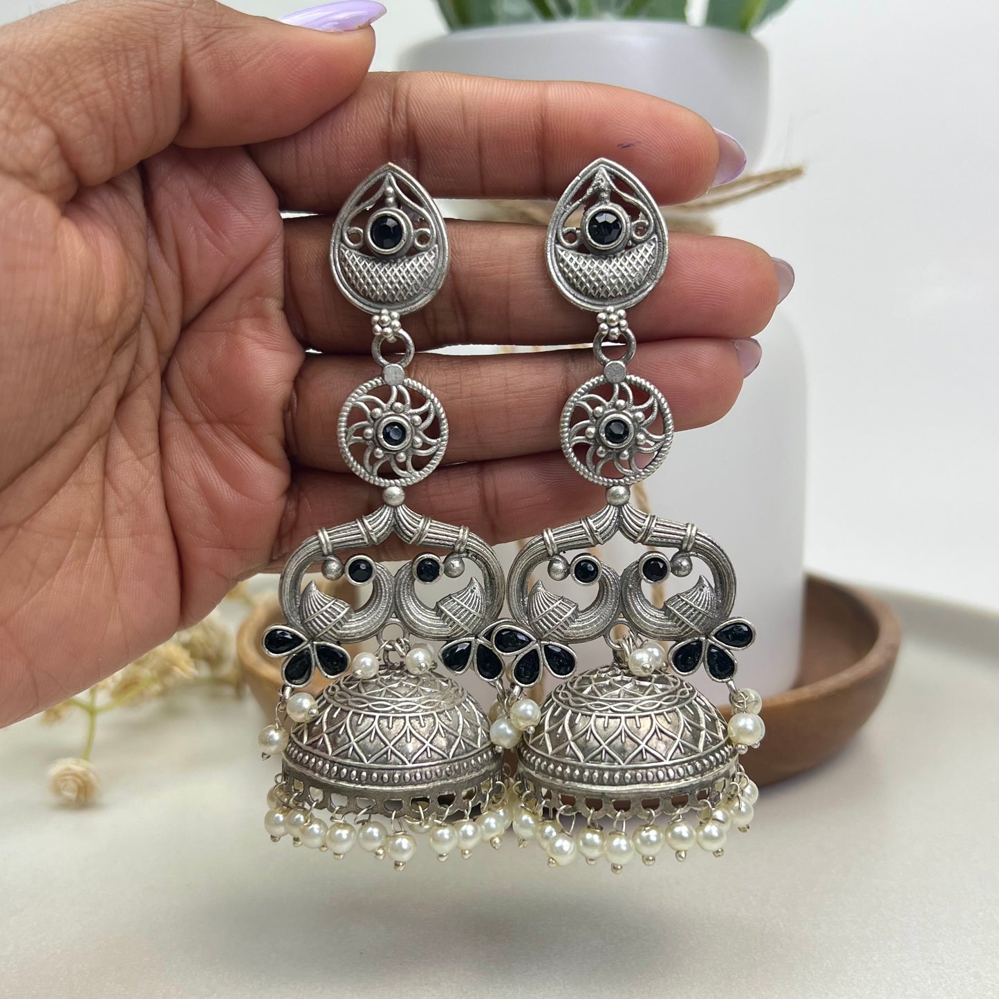 VJ4009-Long Jhumka