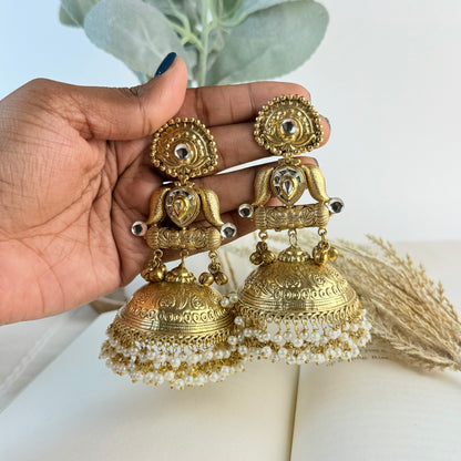 Kaveri Kundan Fusion Jhumka