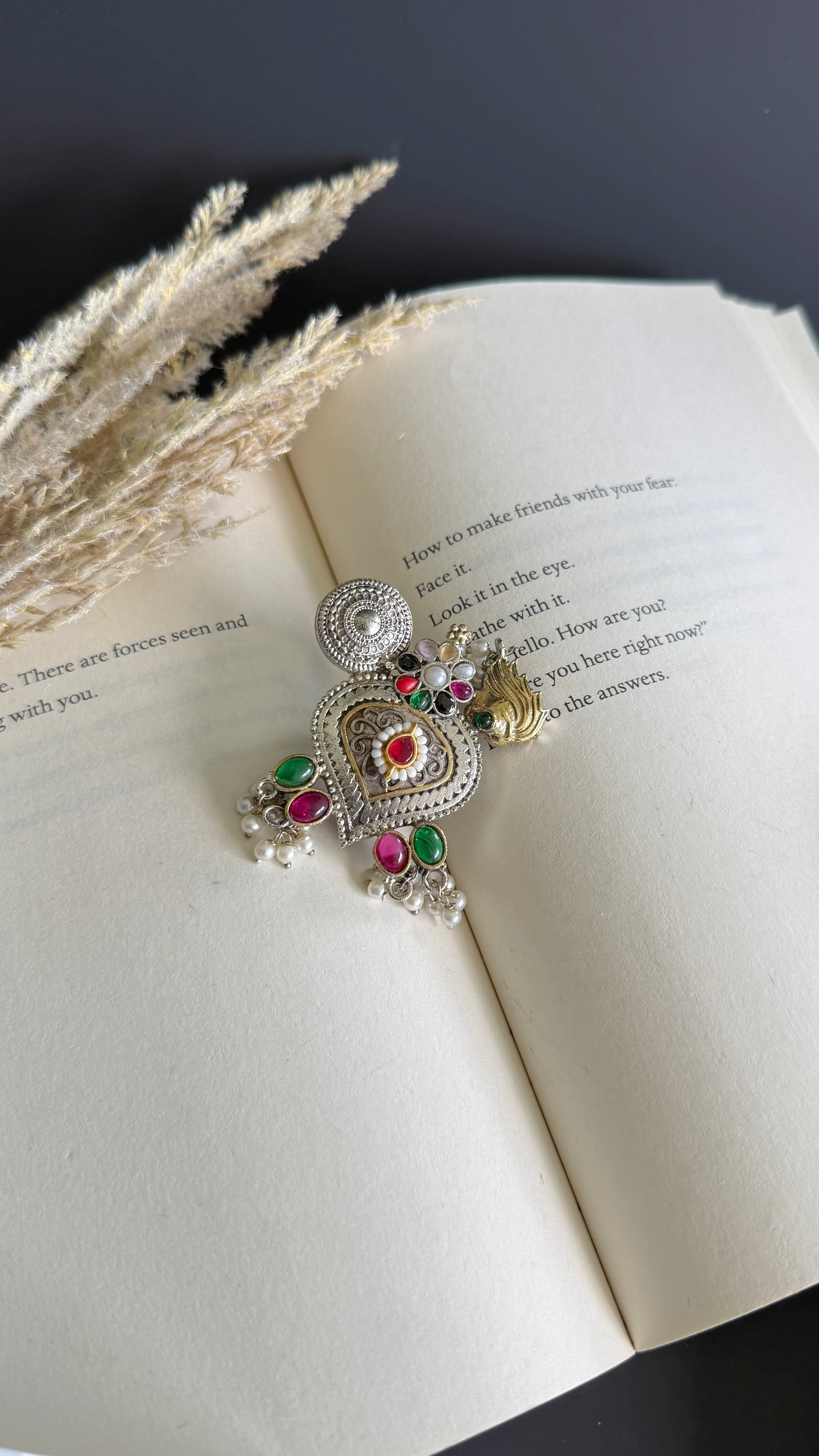 Oversized Multi Color Ring
