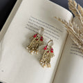 Antique finished earring