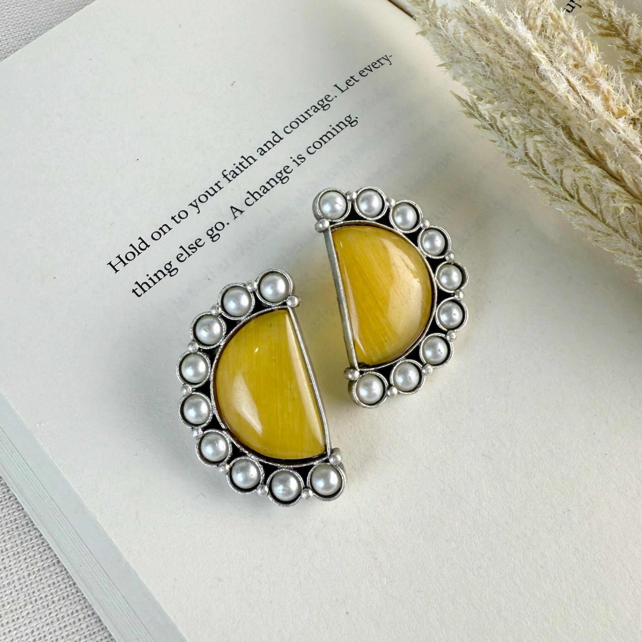 Half moon Earrings