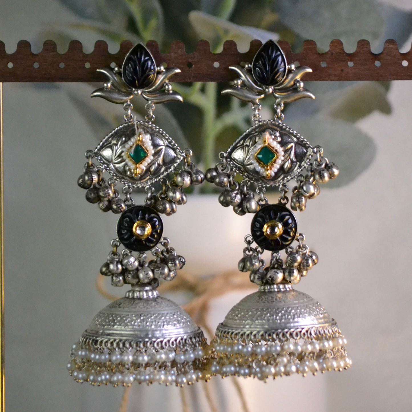 VJS5003-Tribal Long Jhumka