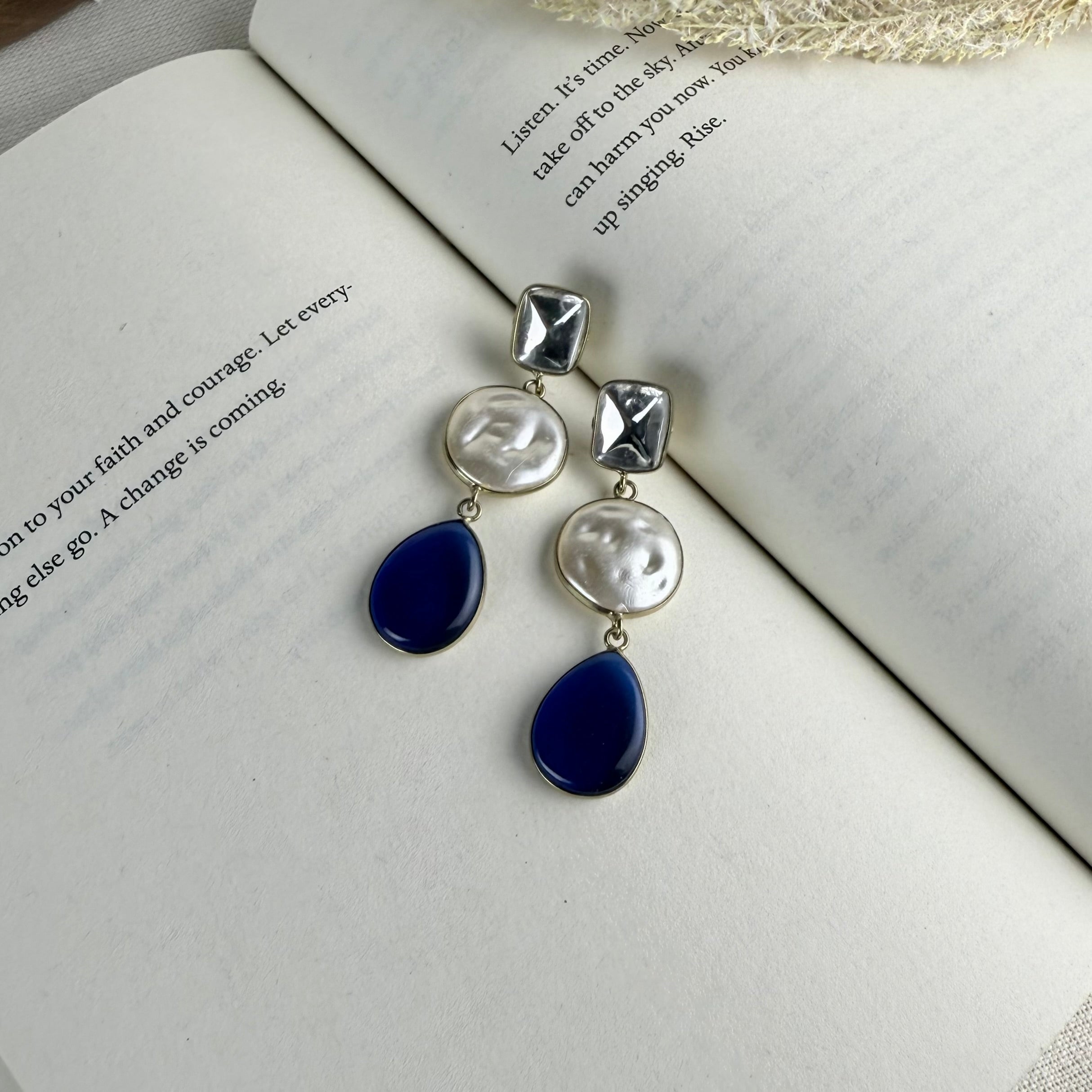 MOP contemporary Earrings
