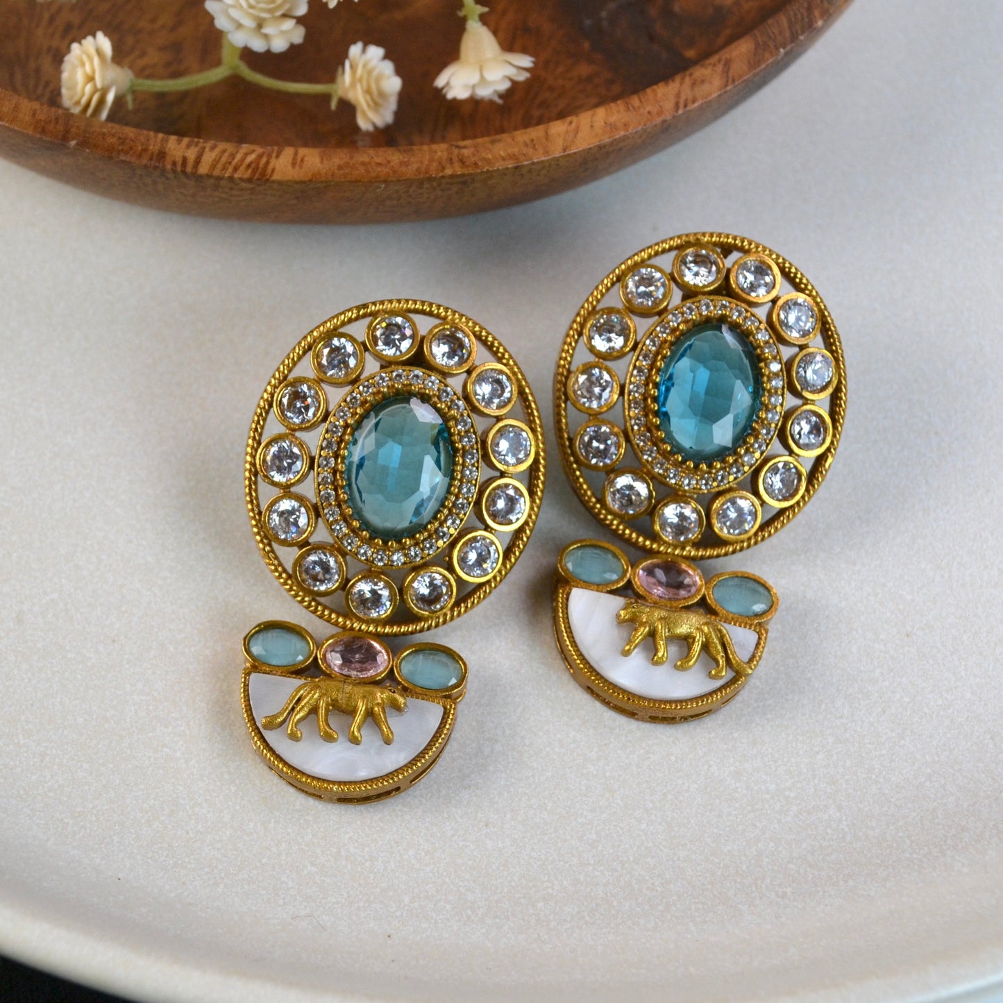 VARJ070-Sabyasachi Inspired Earrings