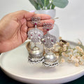 VJ4028-Long Lotus Jhumka