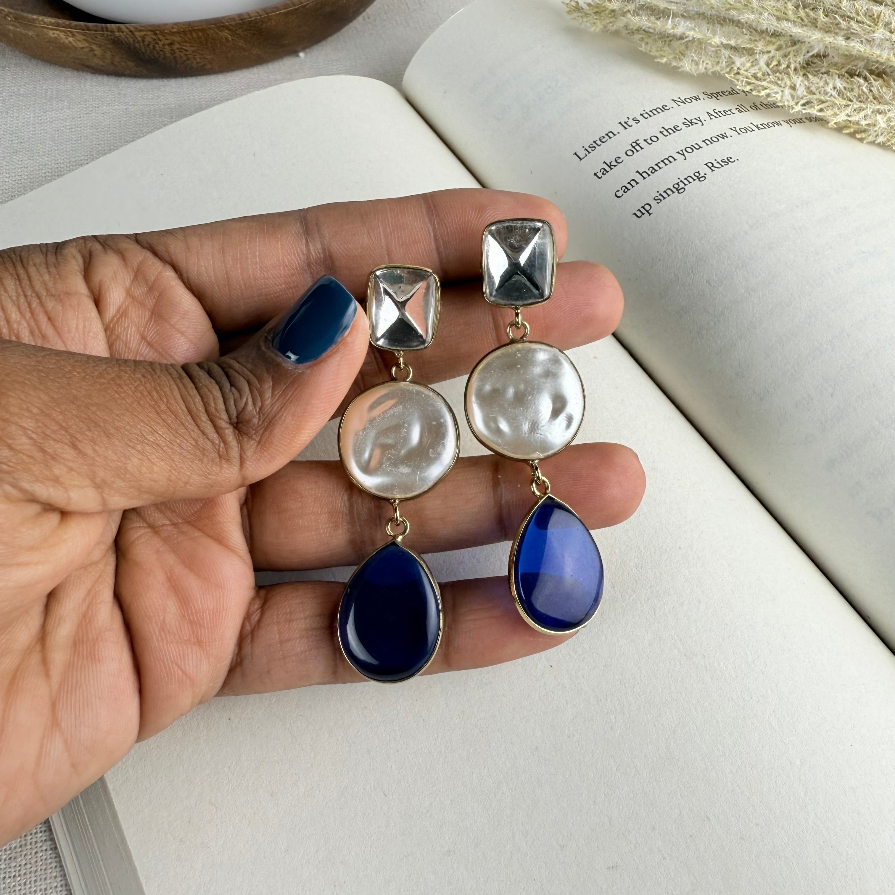 MOP contemporary Earrings