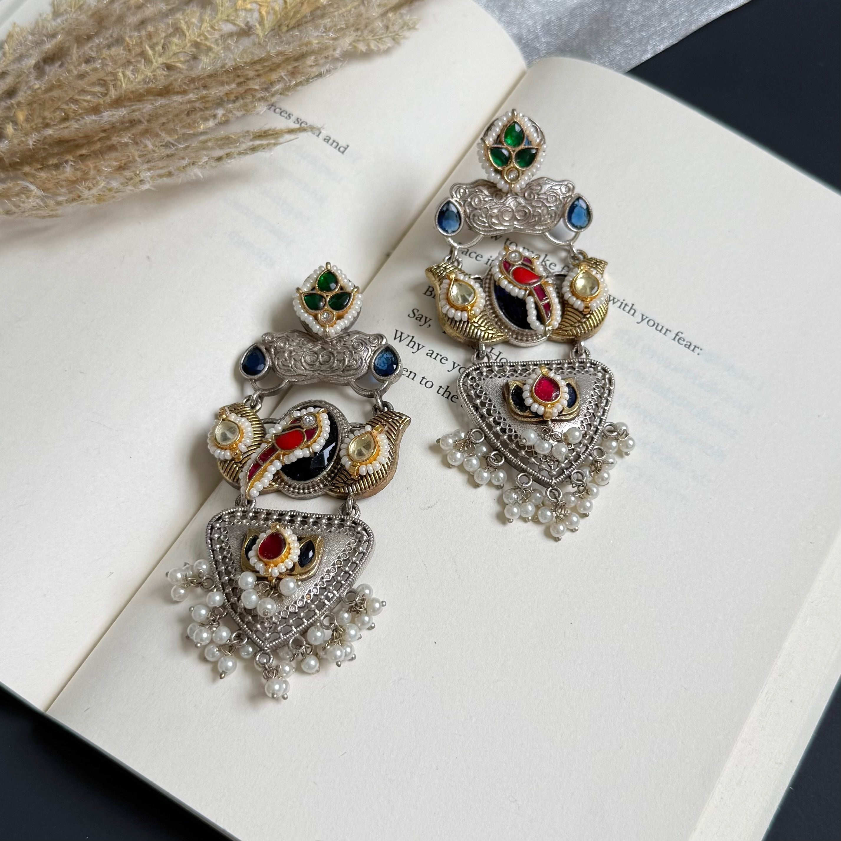 Kriti Fusion Dangler Earrings