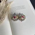 Radhika - Kundan Fusion Studs