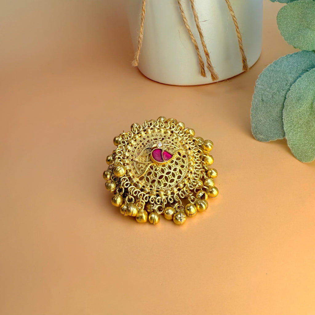 Gold tone ring