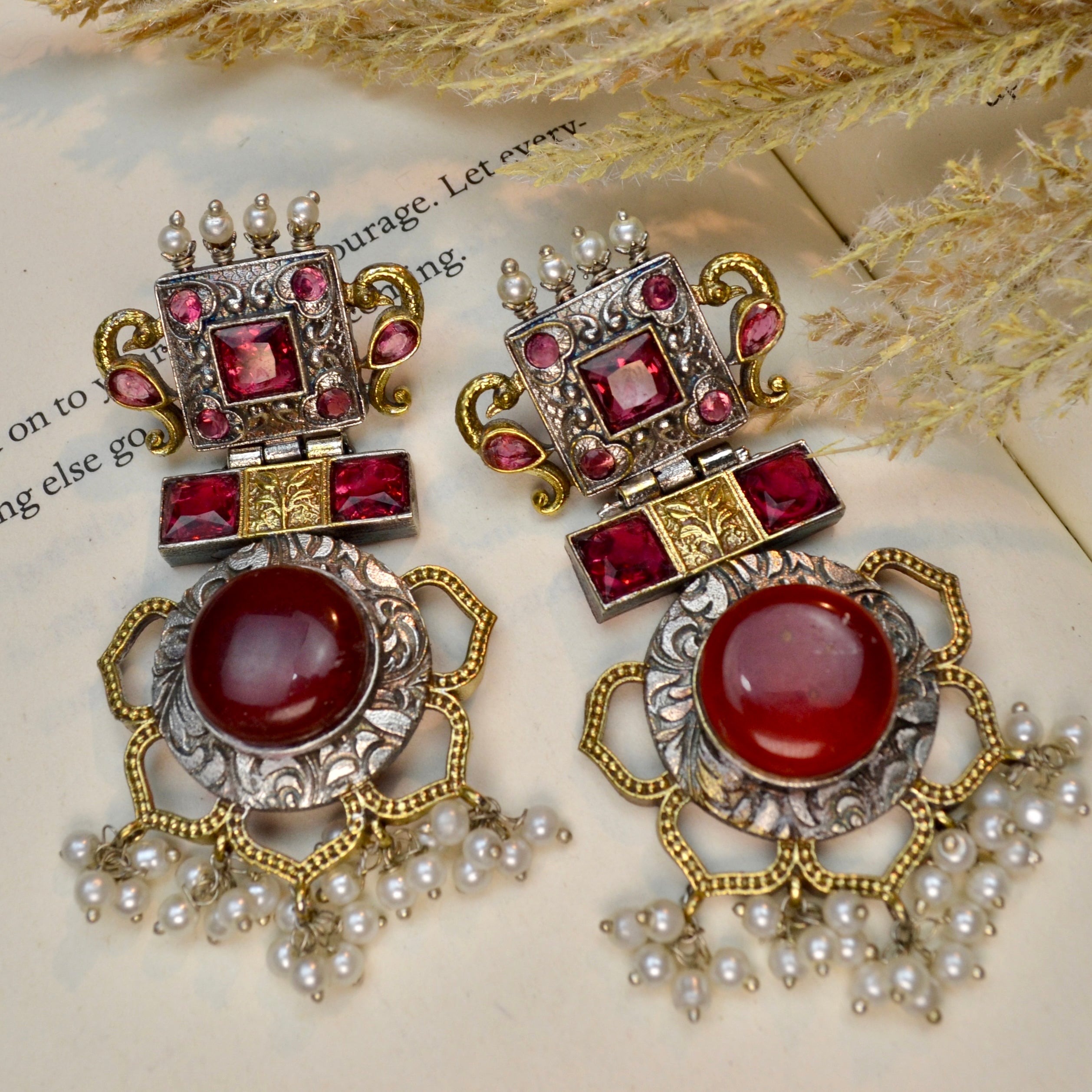 VJ4070-Monalisa Stone Earrings