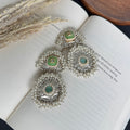 Meenakari and Moti Earring
