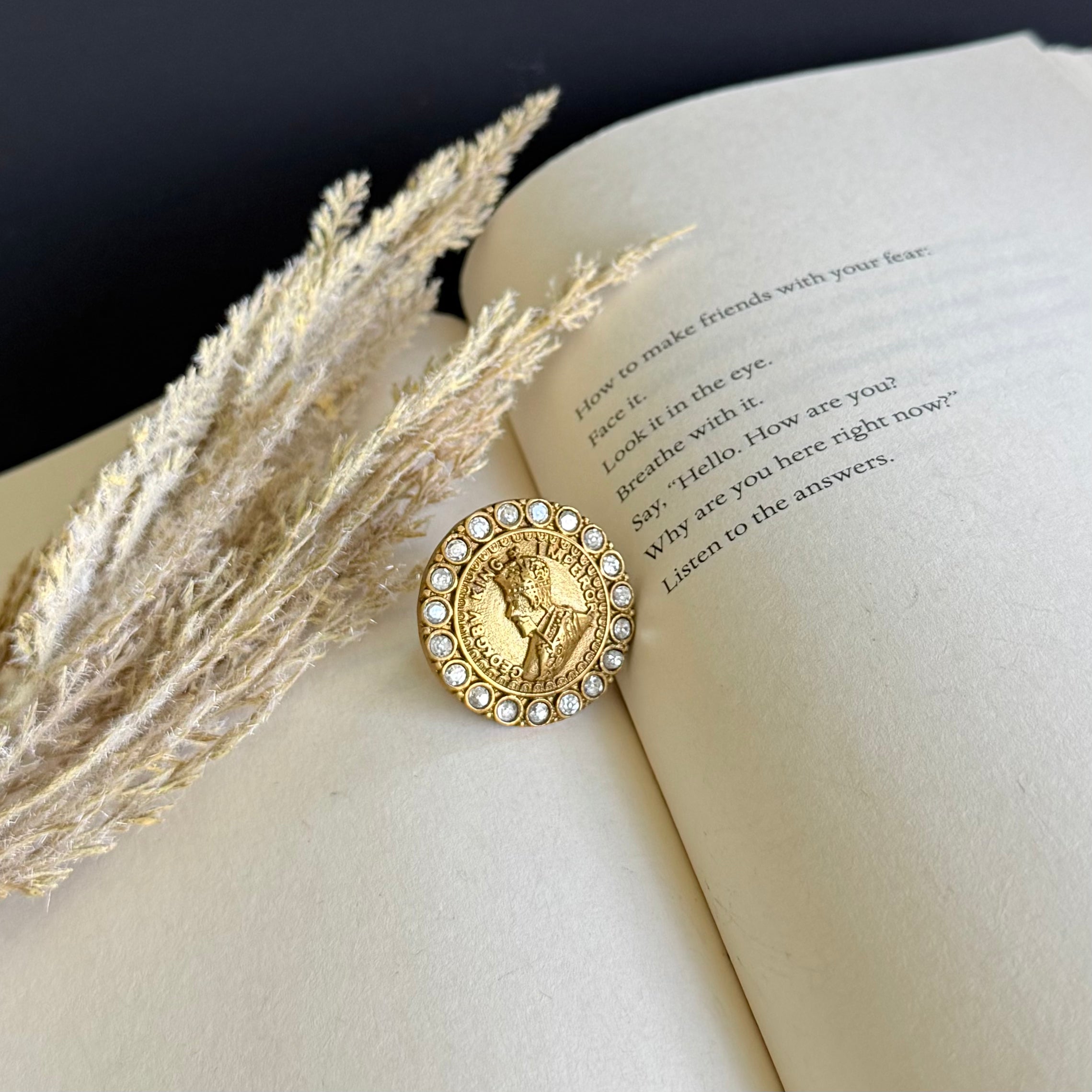 Impala Finish coin Ring